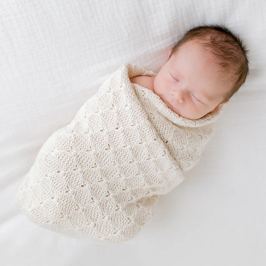 Soft Organic Cotton Baby Blanket Kit